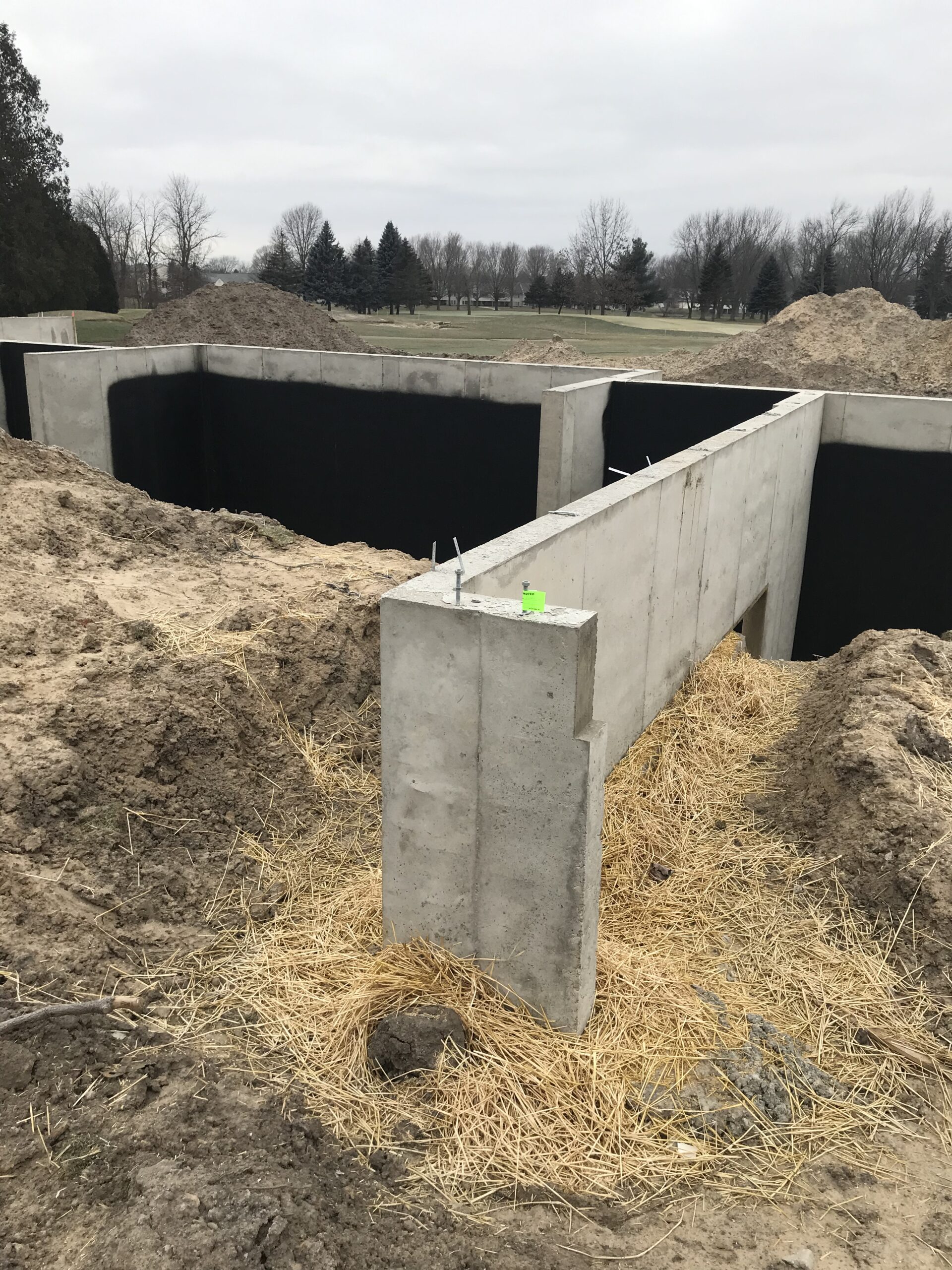 Pouring a Foundation for New Home Construction in the Winter | Woods  Builders